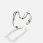 Zilveren Wave Ring