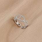 Zilveren Yulah Ketting Ring