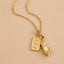 Gouden Simple Charm Ketting