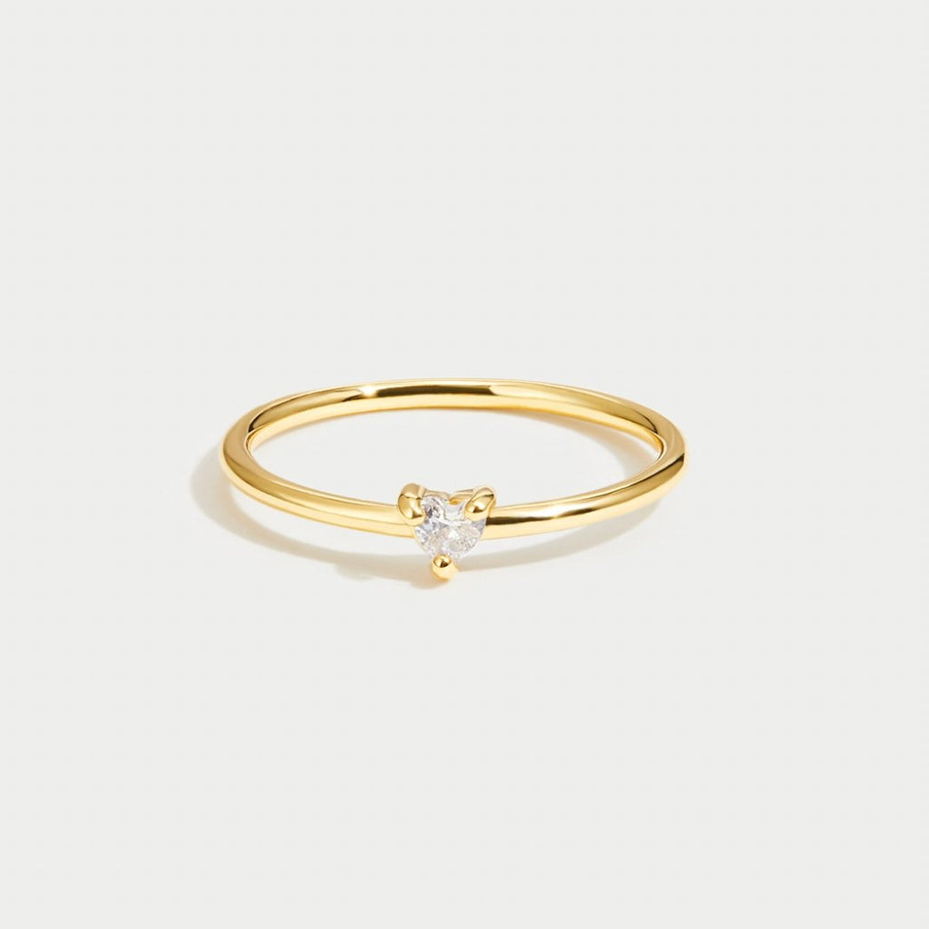 Small Love' Kristallen Heart Ring