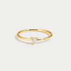 Small Love' Kristallen Heart Ring