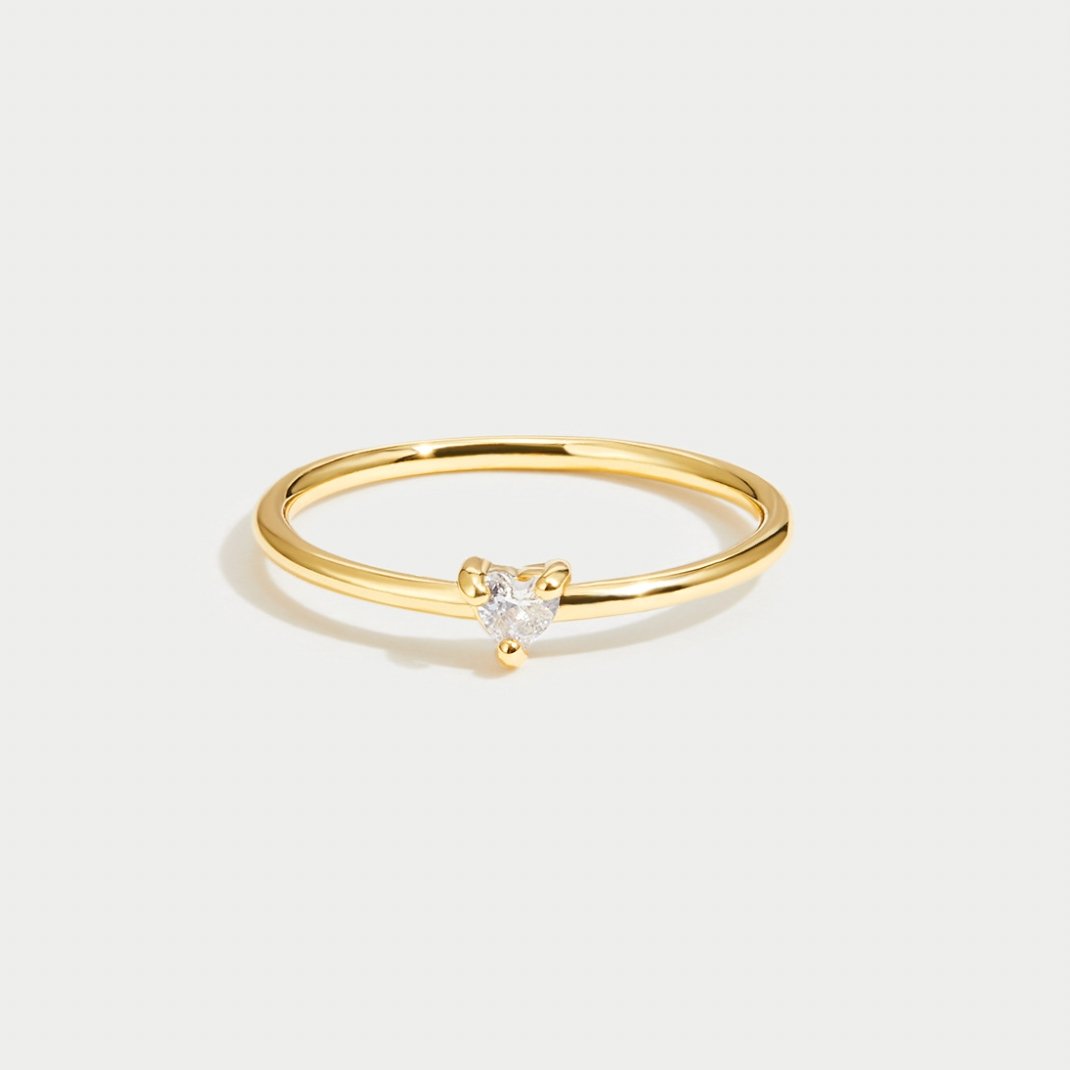Small Love' Kristallen Heart Ring
