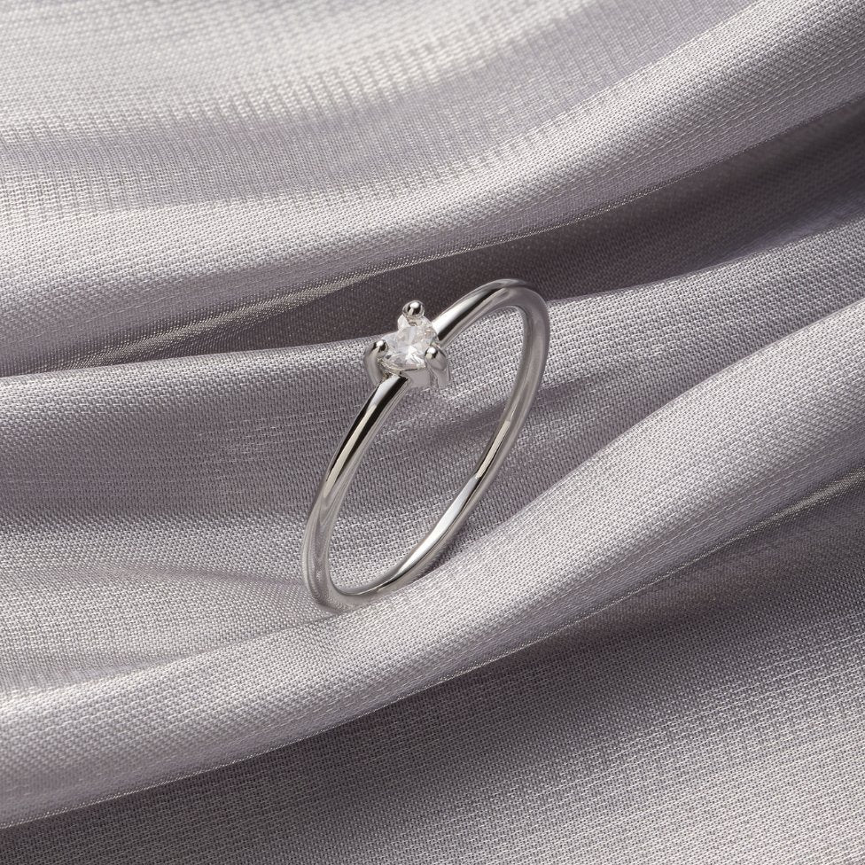 Small Love' Kristallen Heart Ring