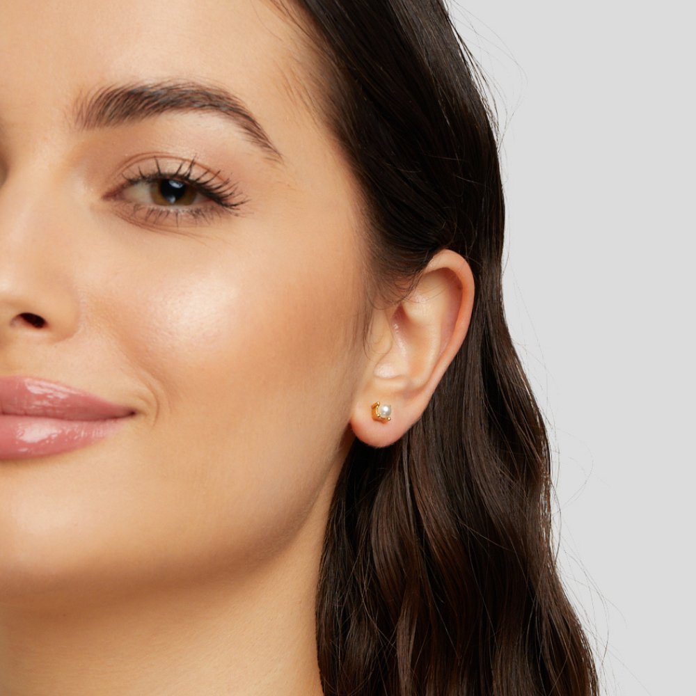 Sofia Parel Knopjes Oorbellen