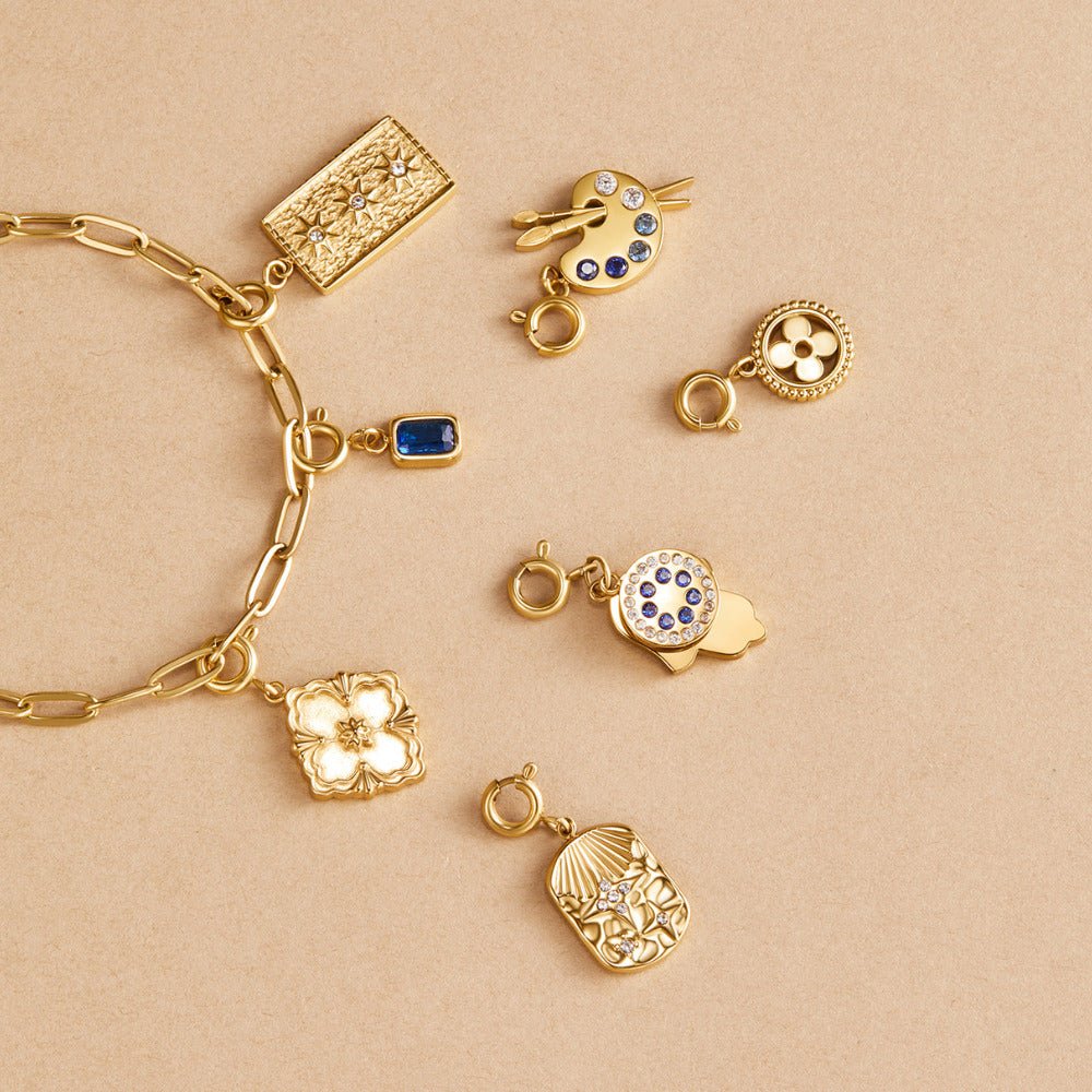 Spring Bloom' Flower Petal Charm