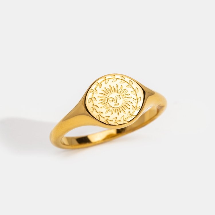 Summer Solstice Gouden Ring