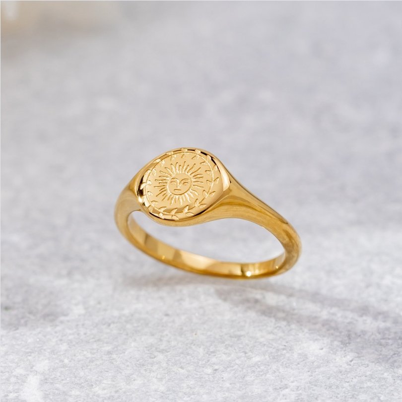 Summer Solstice Gouden Ring