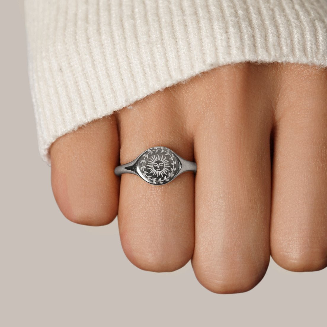 Summer Solstice Zilveren Ring Secundaire afbeelding