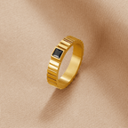 Talia Black Gouden Ring