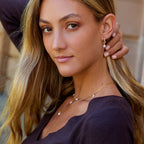 Tamara Parel Wave Oorbellen