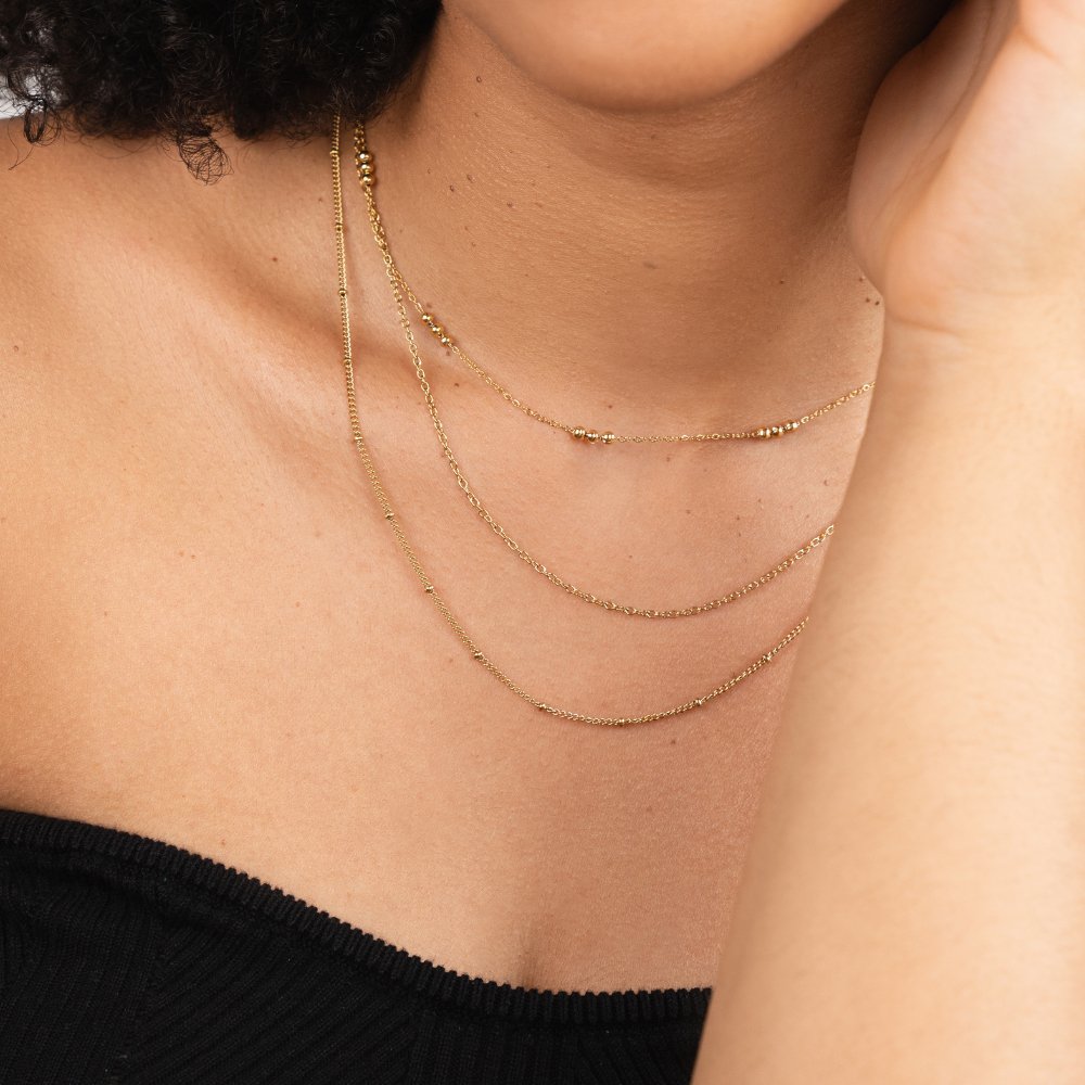 Tessa Triple Gelaagde Ketting