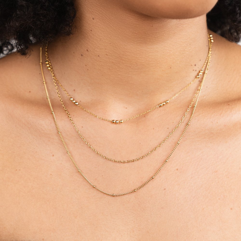Tessa Triple Gelaagde Ketting Secundaire afbeelding