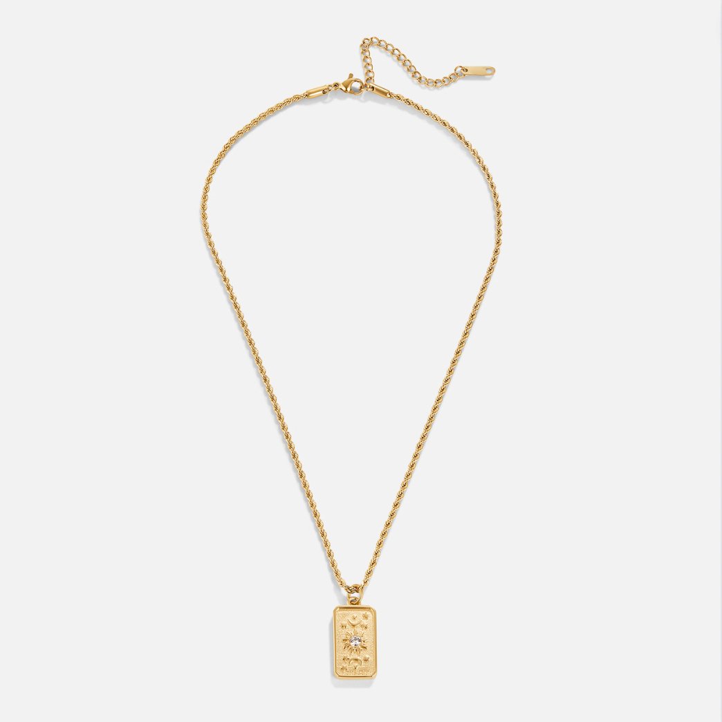 ‘The Sun’ Tarot Hanger Ketting