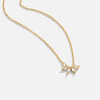 Tiffany Kristallen Leaf Hanger Ketting