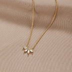 Tiffany Kristallen Leaf Hanger Ketting