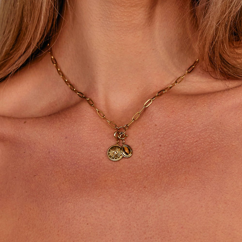 Tiger Eye Steen Charm
