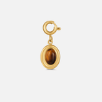 Tiger Eye Steen Charm
