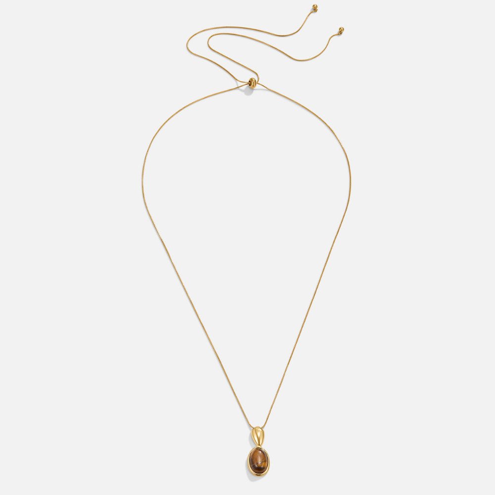 Tiger Eye Steen Lange Ketting