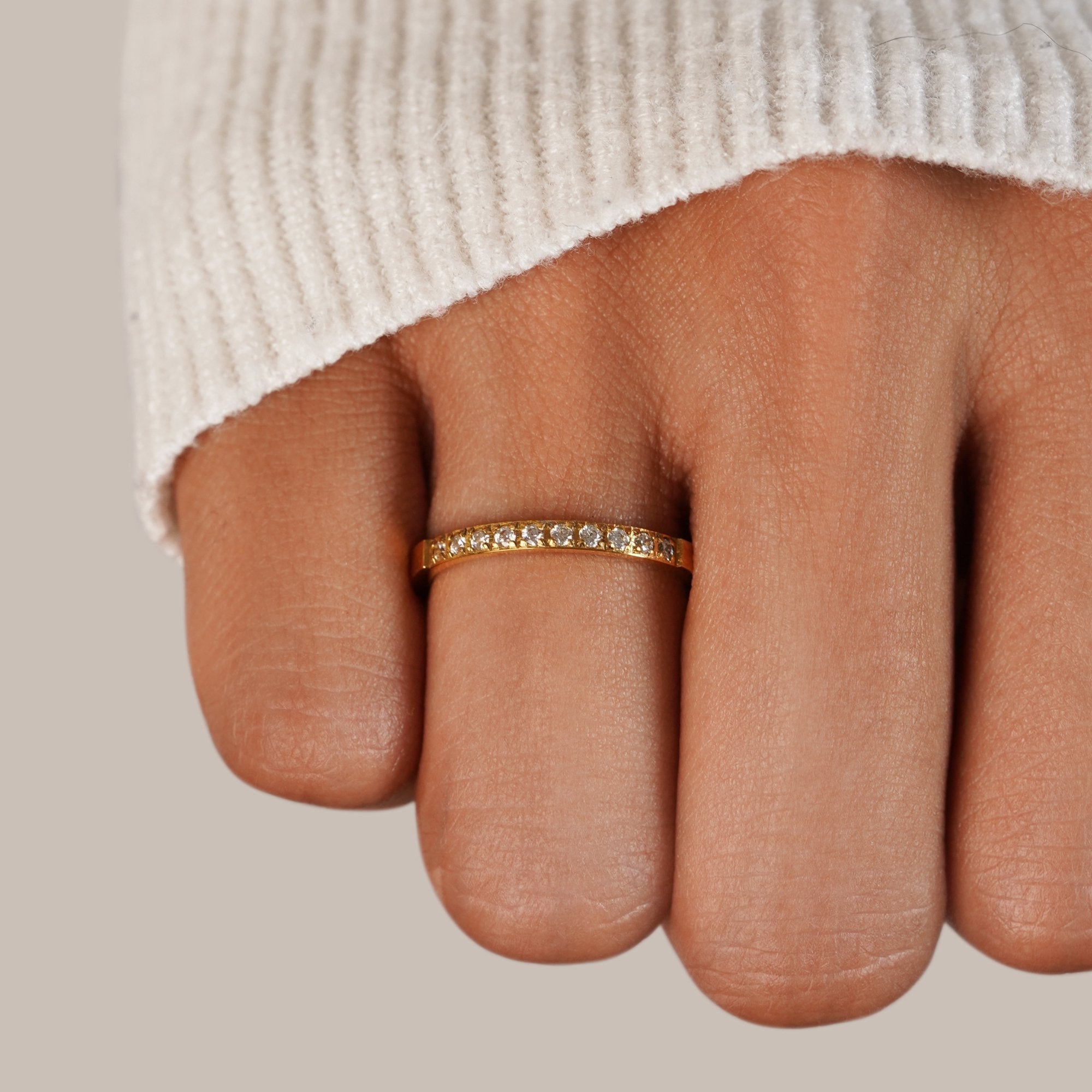 Timeless Beauty 18K Kristallen Ring Secundaire afbeelding