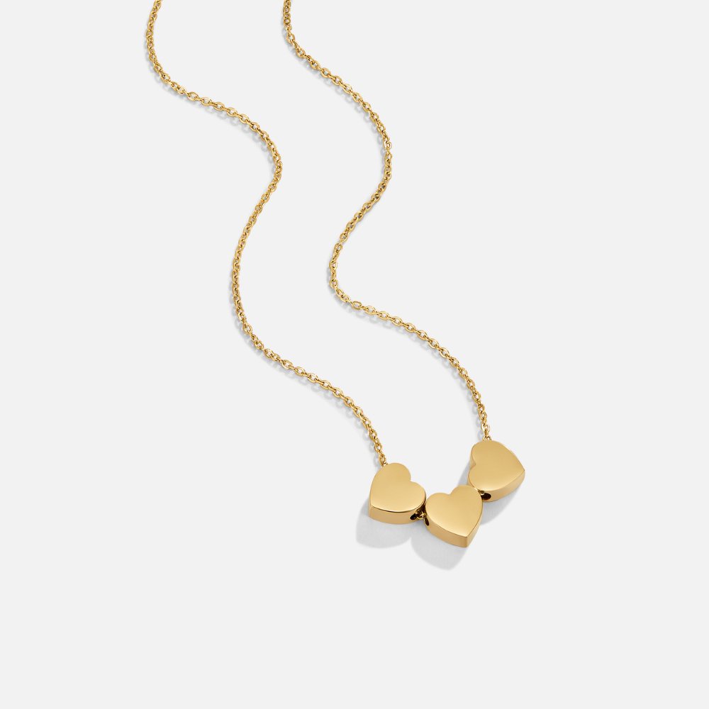 Trio Heart Hanger Ketting