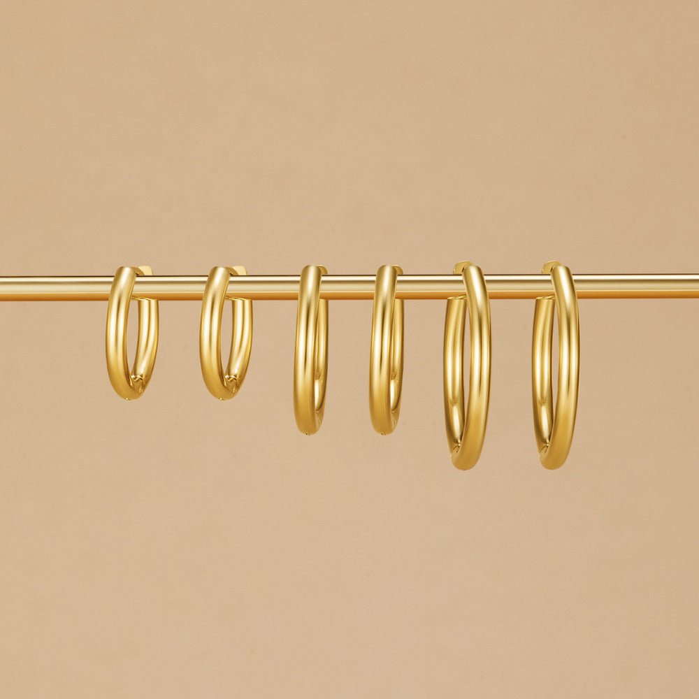 Triple Ronde Oorbellen Set