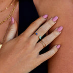 Turquoise Sahara Wikkel Ring