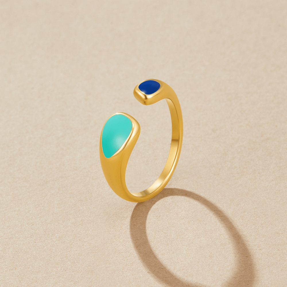 Turquoise Sahara Wikkel Ring Hoofdafbeelding