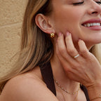 Twin Teardrop Oorbellen
