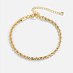 Twisted 18K Gouden Armband