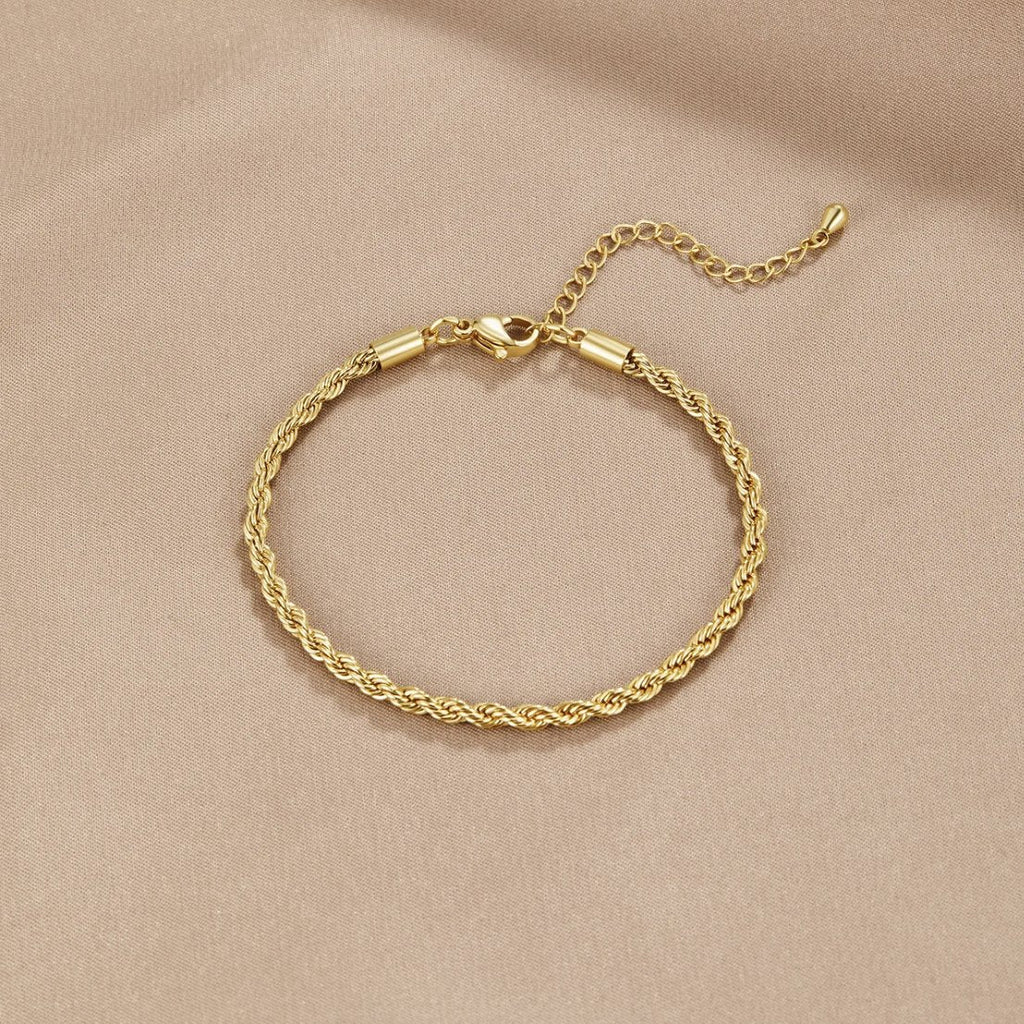 Twisted 18K Gouden Armband