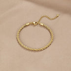 Twisted 18K Gouden Armband