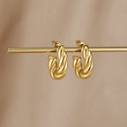Twisted Felicity Ronde Oorbellen