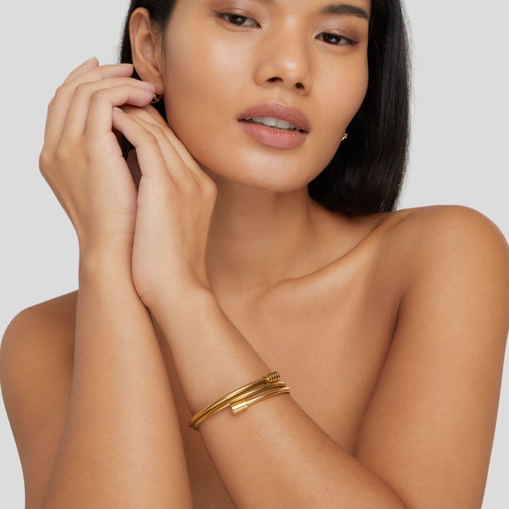 Gouden Twisted Armband