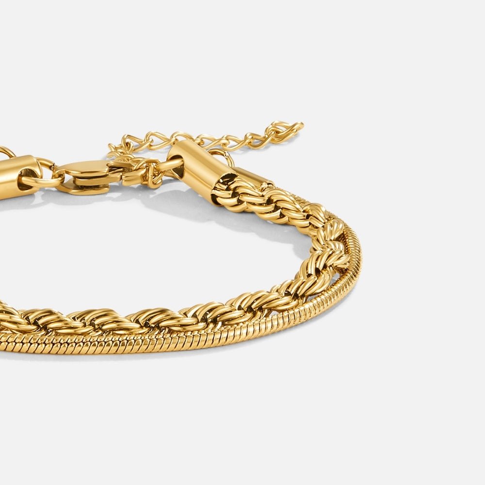 Twisted Leila Gelaagde Armband Hoofdafbeelding