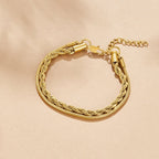 Twisted Leila Gelaagde Armband