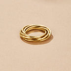 Twisted Mia Gouden Ring