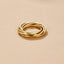 Twisted Mia Gouden Ring