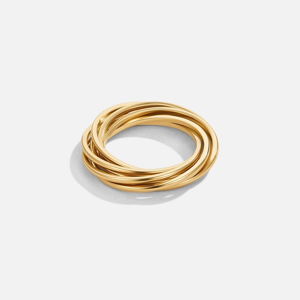 Twisted Mia Gouden Ring