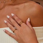 Gouden Twisted Tyra Ring
