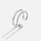 Zilveren Twisted Tyra Ring