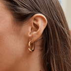 Valentina Gouden Ronde Oorbellen