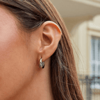 Valentina Zilveren Ronde Oorbellen