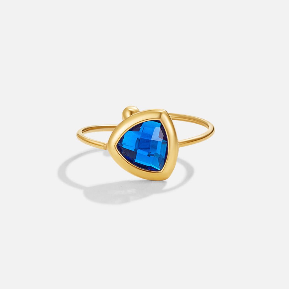 Via Sapphire Blue Ring Hoofdafbeelding