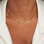 Gouden Venna Schakelketting