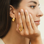 Gouden Vina Melted Ring