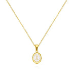Vintage Gouden Letter Ketting