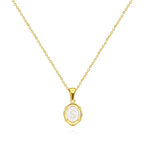 Vintage Gouden Letter Ketting