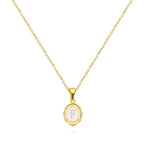 Vintage Gouden Letter Ketting