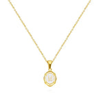 Vintage Gouden Letter Ketting