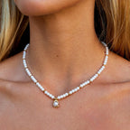 Vintage Gouden Parel Ketting